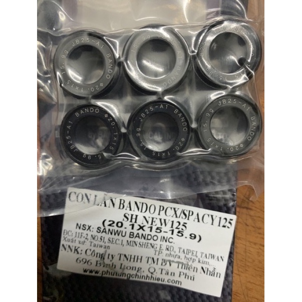 Bi nồi Bando (16g) PCX/Spacy 125/SH VN 125/ Ab 125 / Lead 125/ SH mode zin
