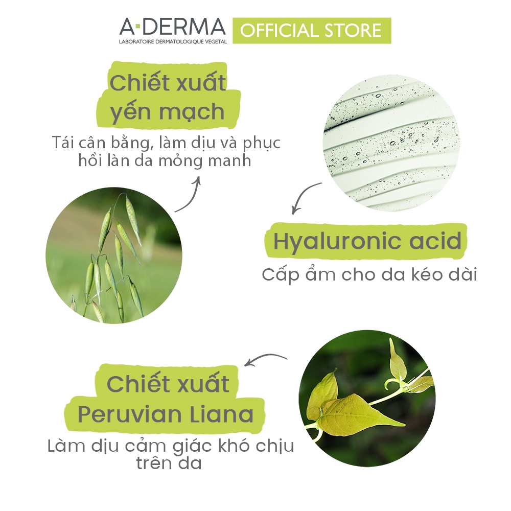 Kem dưỡng làm dịu, giảm thâm sẹo & phục hồi da thương tổn A-Derma Epitheliale A.H Ultra Soothing Cream 15/40ml