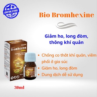 Bromhexine oral- Sản phẩm hổ trợ súc khỏe cho chó mèo, chai 30ml