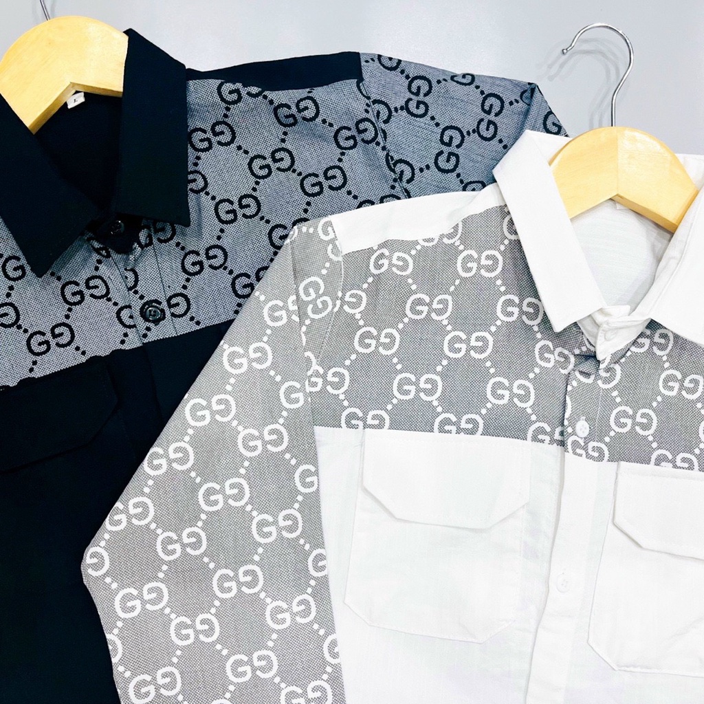 Áo sơ mi nam tay dài chất đũi mềm mịn phối họa tiết 3 màu phong cách mẫu mới HOT TREND cao cấp-AHFASHION