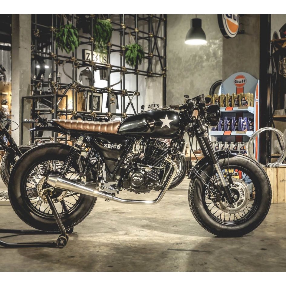 Cổ pô GPX LEGEND150 thương hiệu TORNADO chất liệu TITAN VÀ INOX 304