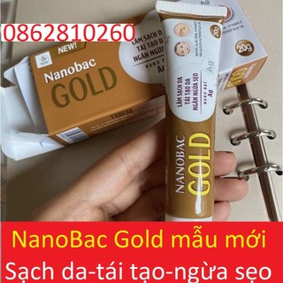 NanoBac Gold new plus- Kem bôi làm sạch, tái tạo da và ngăn ngừa sẹo