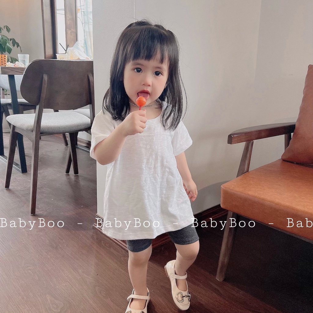 Áo Thun Bé Gái Bé Trai Kiểu Dáng Basic Vải Cotton Xược Chất Lượng Cao BabyBoo - PiBo Store