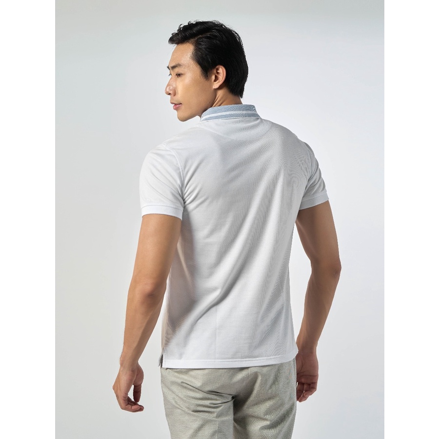 Áo thun nam có cổ bẻ polo OWEN APV231343 phông ngắn tay hàng hiệu cao cấp dáng body fit màu xanh tím vải cotton mềm mát