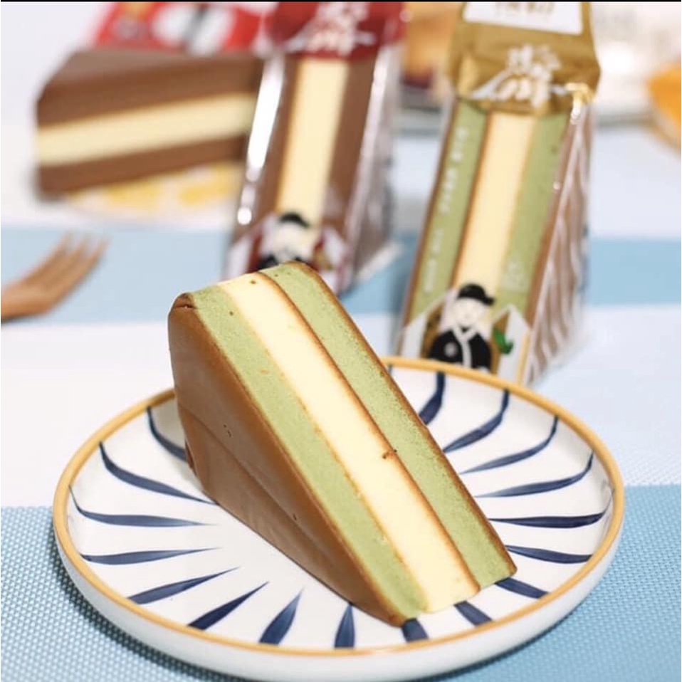 Bánh Bông Lan Tam Giác 3 Vị Matcha, Socola, Dâu 100g Ăn Vặt Tiểu Muội