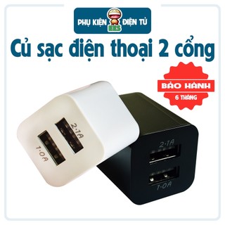 Củ sạc điện thoại hai cổng giá tốt