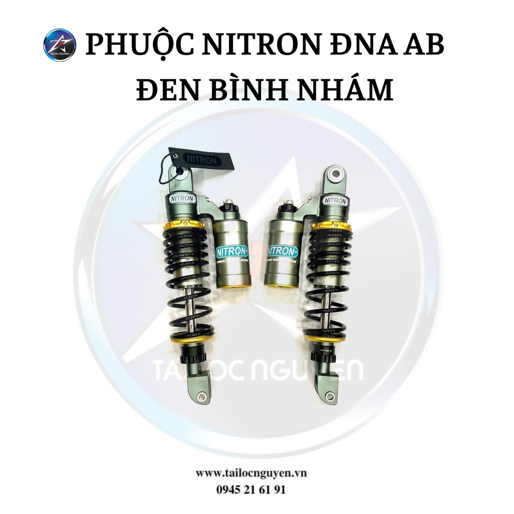 PHUỘC NITRON ĐNA ĐEN BÌNH NHÁM DÀNH CHO XE AB AIRBALDE