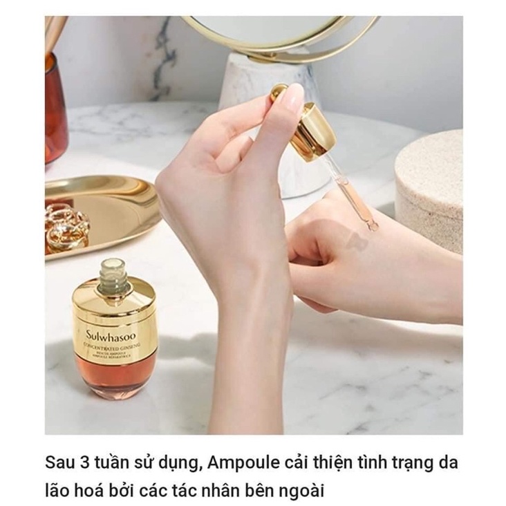 1 gói tinh chất Sulwhasoo nhân sâm cô đặc tái tạo trẻ hoá tăng độ đàn hồi săn chắc cho da sáng khoẻ mịn màng