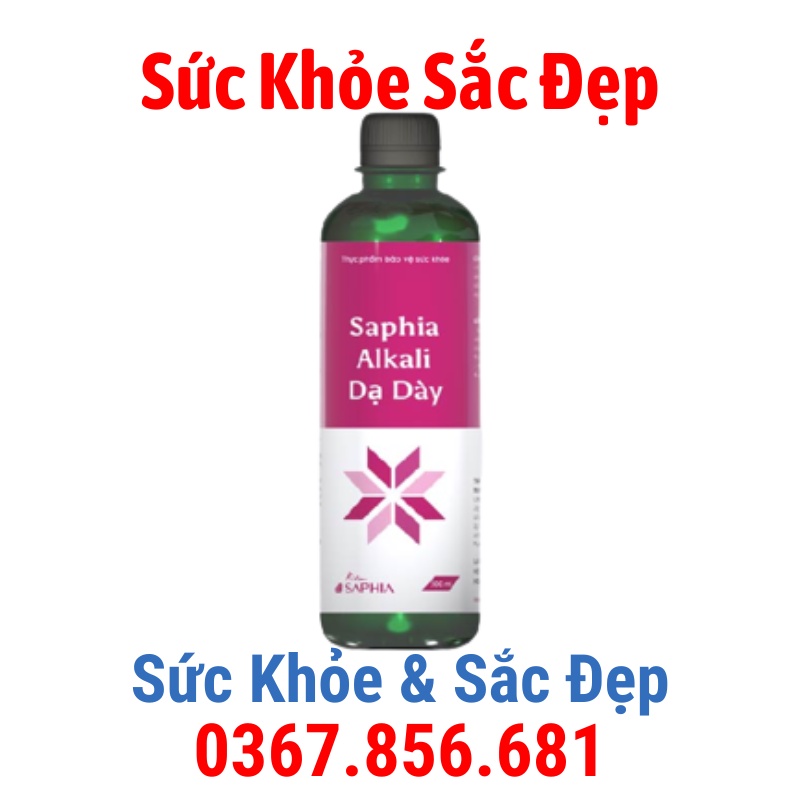 Kiềm dạ dày, đại tràng Saphia Alkali DD – 300 ml/chai