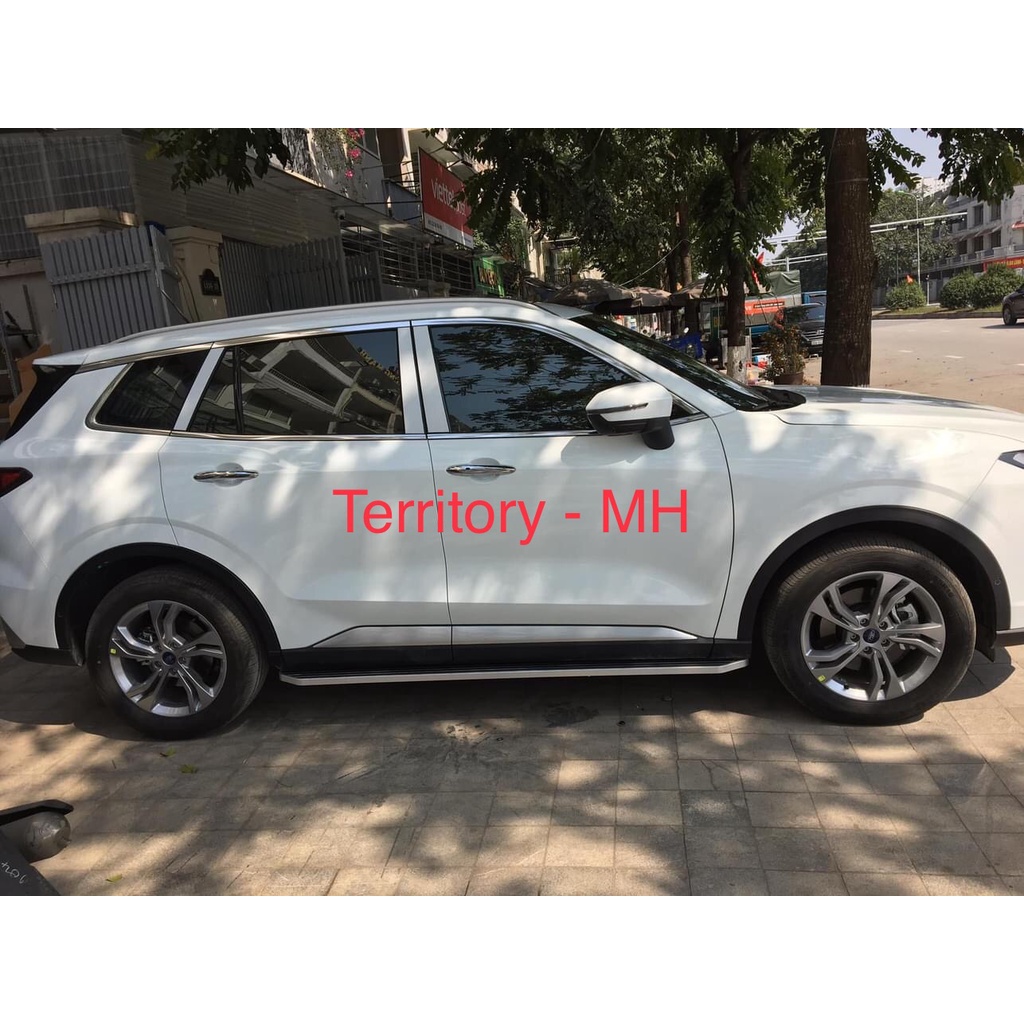 Bậc lên xuống, bệ bước chân ô tô Ford Territory 2022 - 2023. Mẫu nhôm đúc cao cấp MH