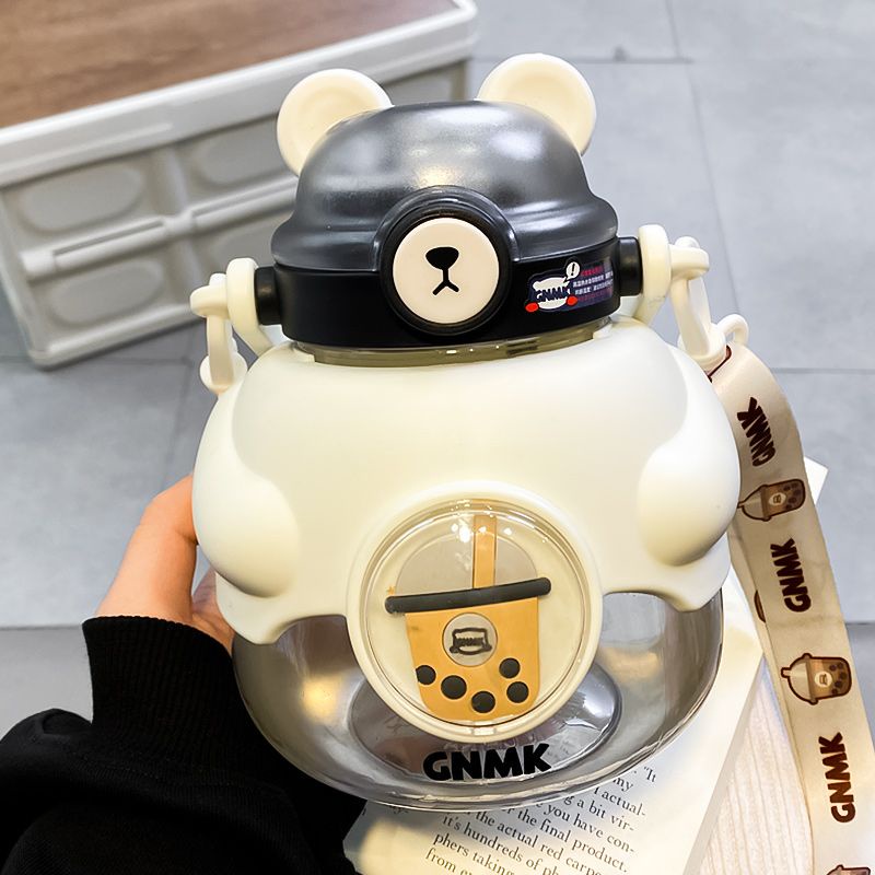 🚚Việt Nam gửi🚚Bình Nước Dung Tích Lớn 1100ml Ly uống đôi Họa Tiết Hoạt Hình Dễ Thương Chai nước Cub