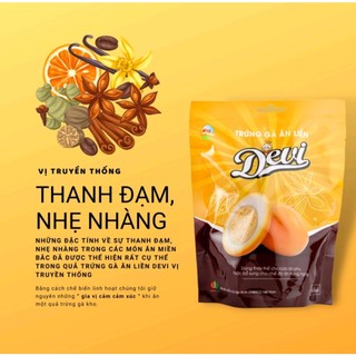 Trứng gà ăn liền Devi Dabaco 3 vị quả 40g (Ăn vặt, bữa sáng, bữa phụ)