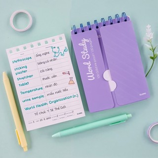Sổ học từ vựng Klong Word Study A6 120 trang