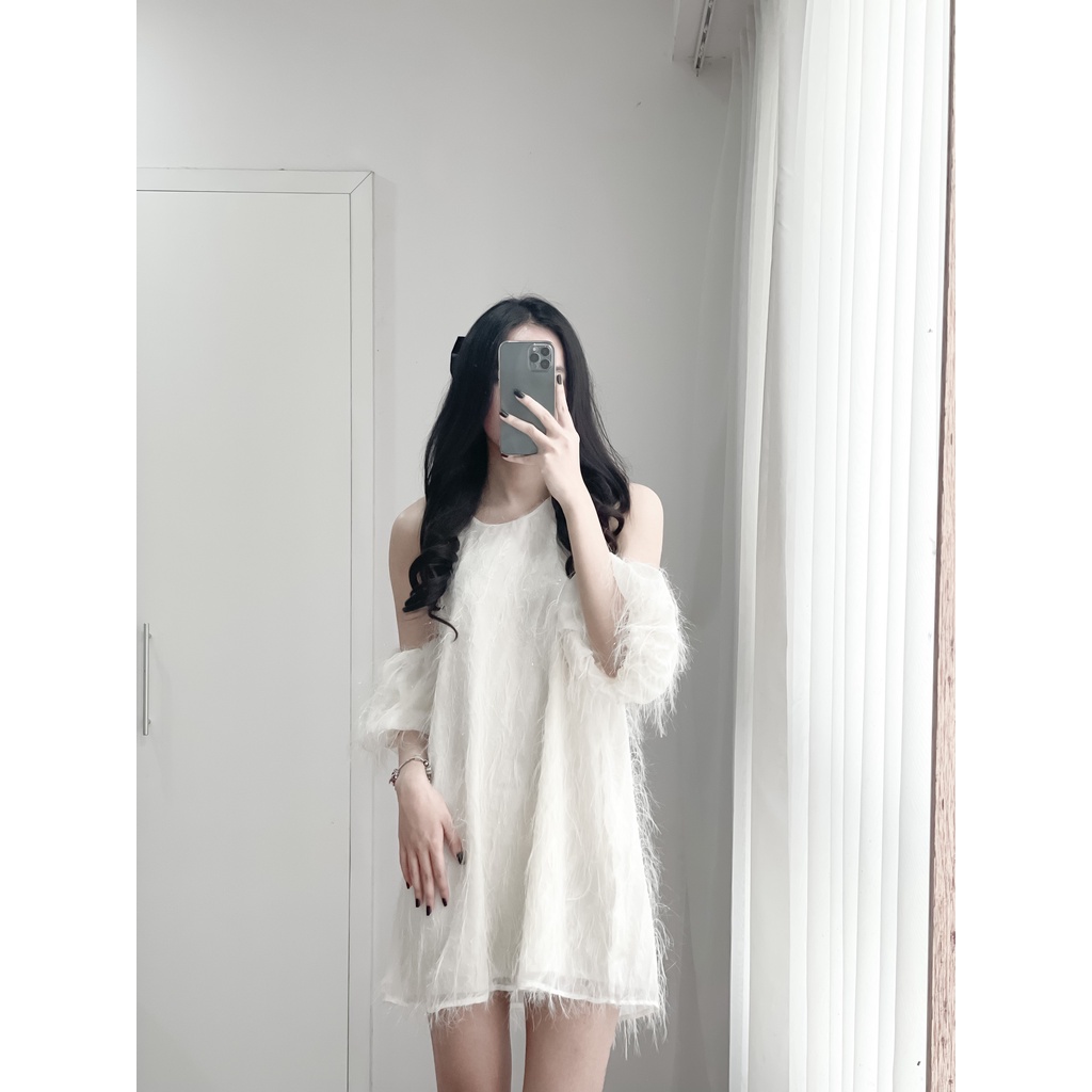|The Berry Closet| Váy Yếm Tua Rua Lấp Lánh