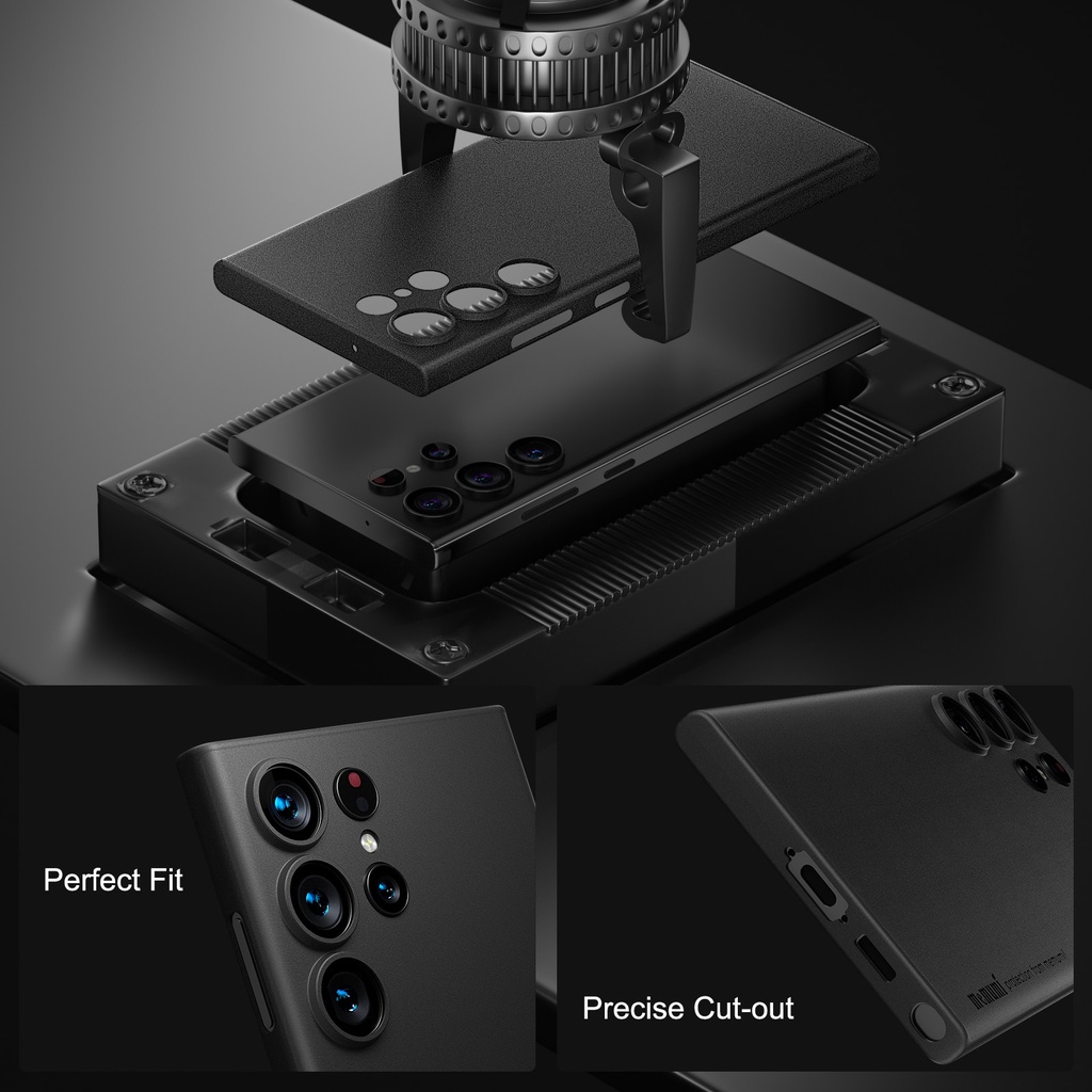 Ốp điện thoại Memumi bằng nhựa PP nhám mờ siêu mỏng 0.33mm chống bám vân tay cho Samsung Galaxy S23 /S23 Plus /S23 Ultra