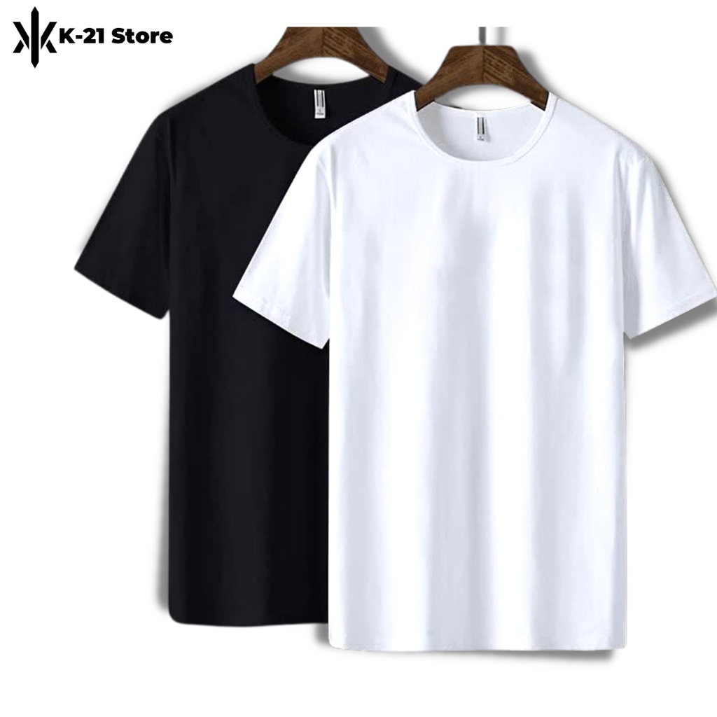 Combo 5 Áo thun trơn - Áo thun cotton nam nử co giản mát mẻ thấm hút mồ hôi nhiều màu K-21