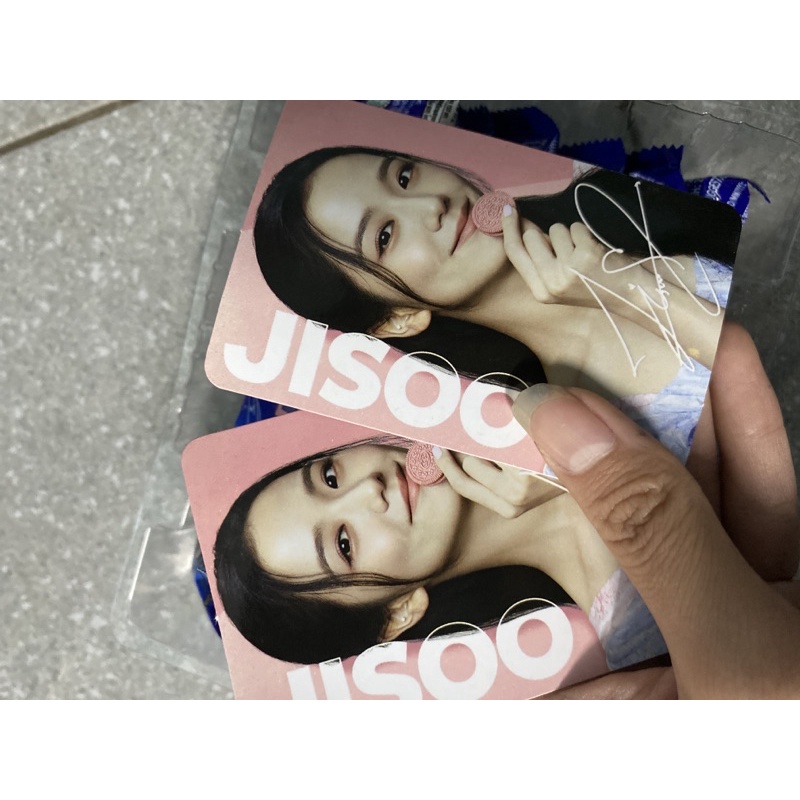 card oreo blackpink jisoo