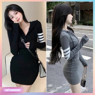Váy thun nữ dáng ôm sát body chất thun cotton đẹp co giãn