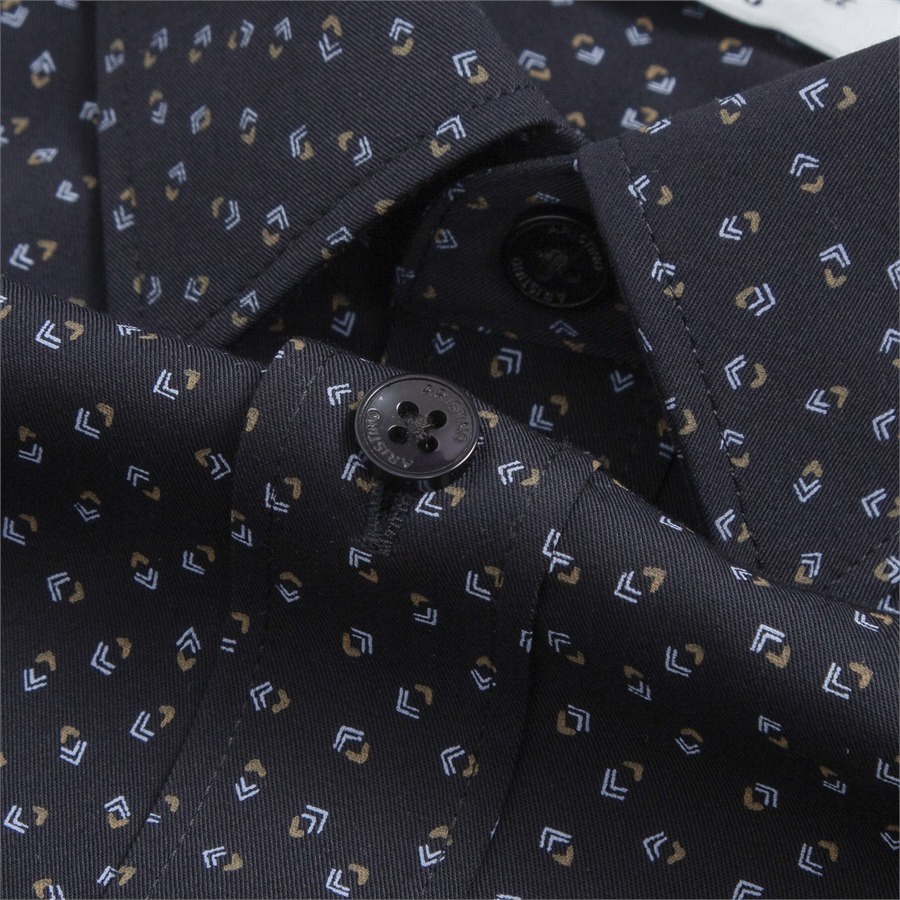 [MẪU MỚI] Áo sơ mi nam ngắn tay ARISTINO phom suông thoải mái, họa tiết in độc đáo, ấn tượng - ASS130S2