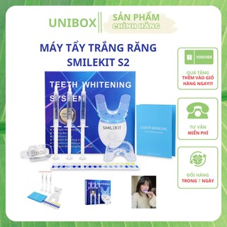 Máy làm trắng răng, tẩy trắng răng SMILEKIT, giúp tẩy trắng răng nhanh chóng, an toàn, đã bao gồm 3 bút tẩy trắng răng