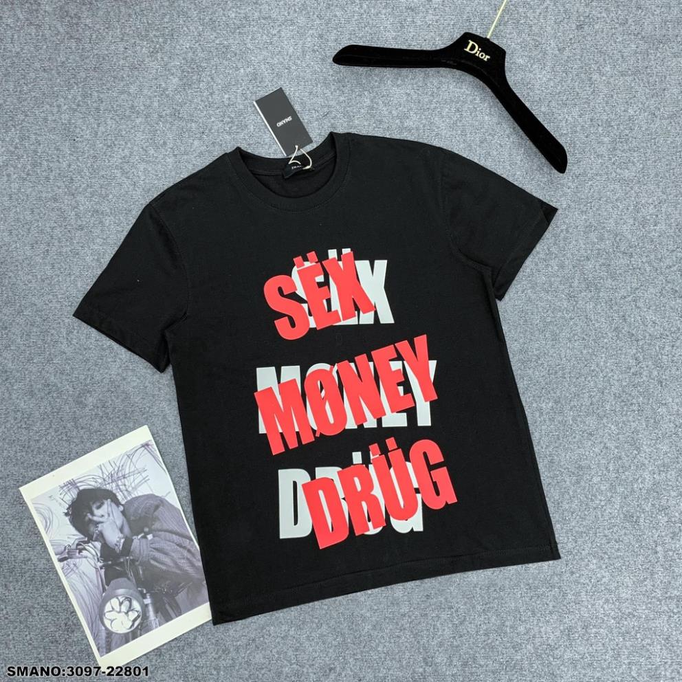 Hang QC free 🔥Hot🔥 Áo Phông Nam Nữ In Nổi Chữ Sex Money Drug . Áo Phông Tay Lỡ Nam Nữ From Rộng h d | BigBuy360 - bigbuy360.vn