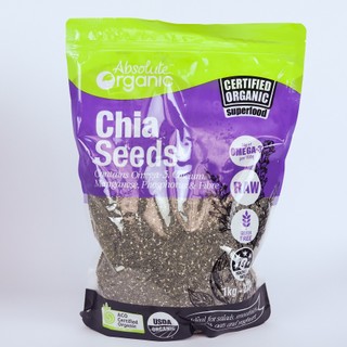 (Hàng Úc) Hạt Chia Seeds Absolute Organic Úc, 1kg