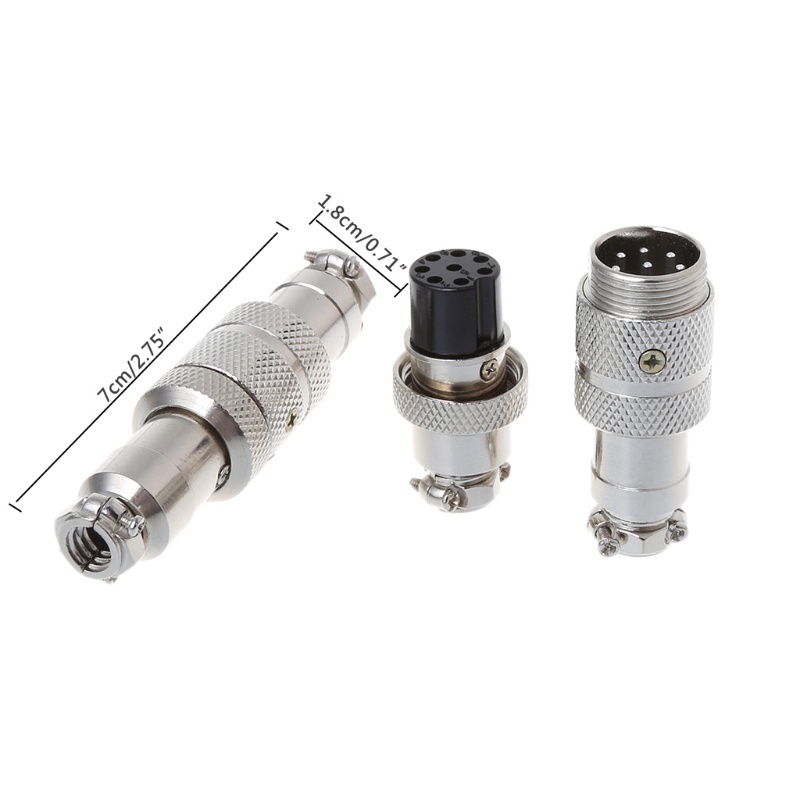 Set đầu nối hàng không GX16 nâng cấp 2-8 chấu tùy chọn