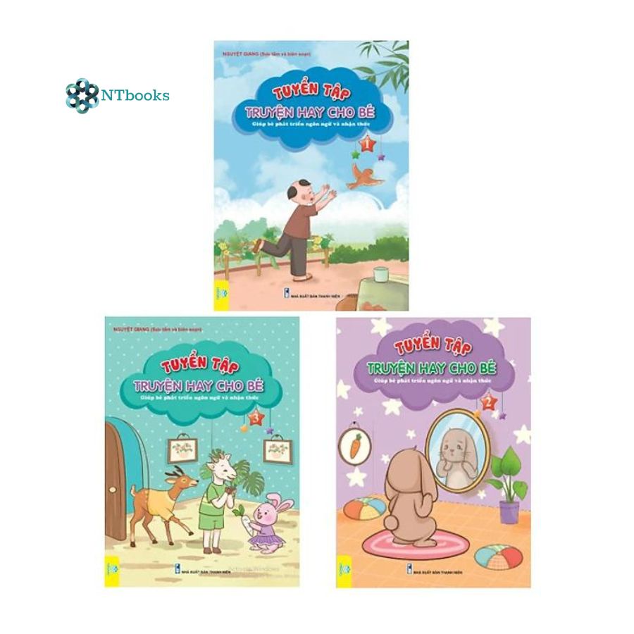 Sách - Combo 3 cuốn Tuyển Tập Truyện Hay Cho Bé - Giúp Bé Phát Triển Ngôn Ngữ Và Nhận Thức