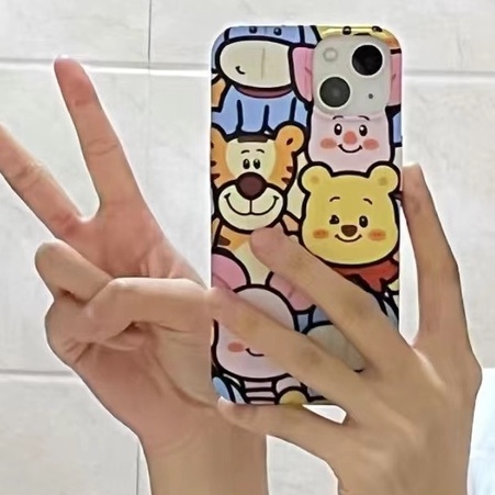 Ốp điện thoại acrylic in hoạt hình thú thích hợp cho Iphone 13promax Apple 12 11 14