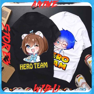 Bst áo thun hero team sammy simmy phong cận mini world chibi unisex