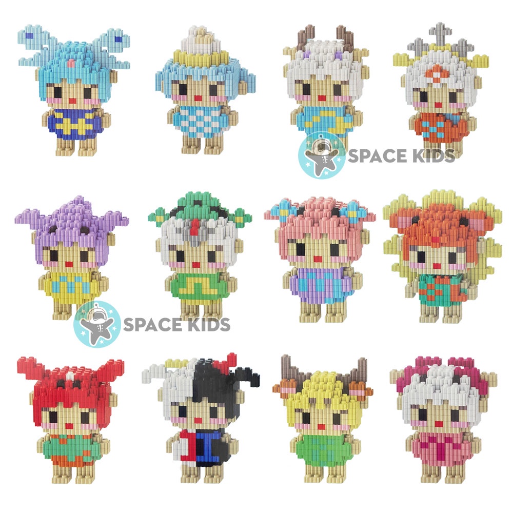 Lego 12 cung hoàng đạo 3d mini, Lego cung hoàng đạo mini, lắp ráp mô hình 12 cung hoàng đạo