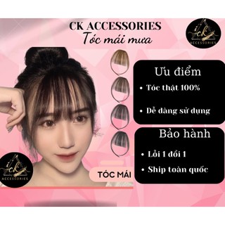 [Ảnh thật] Mái mưa làm bằng tóc thật  phong cách Hàn Quốc