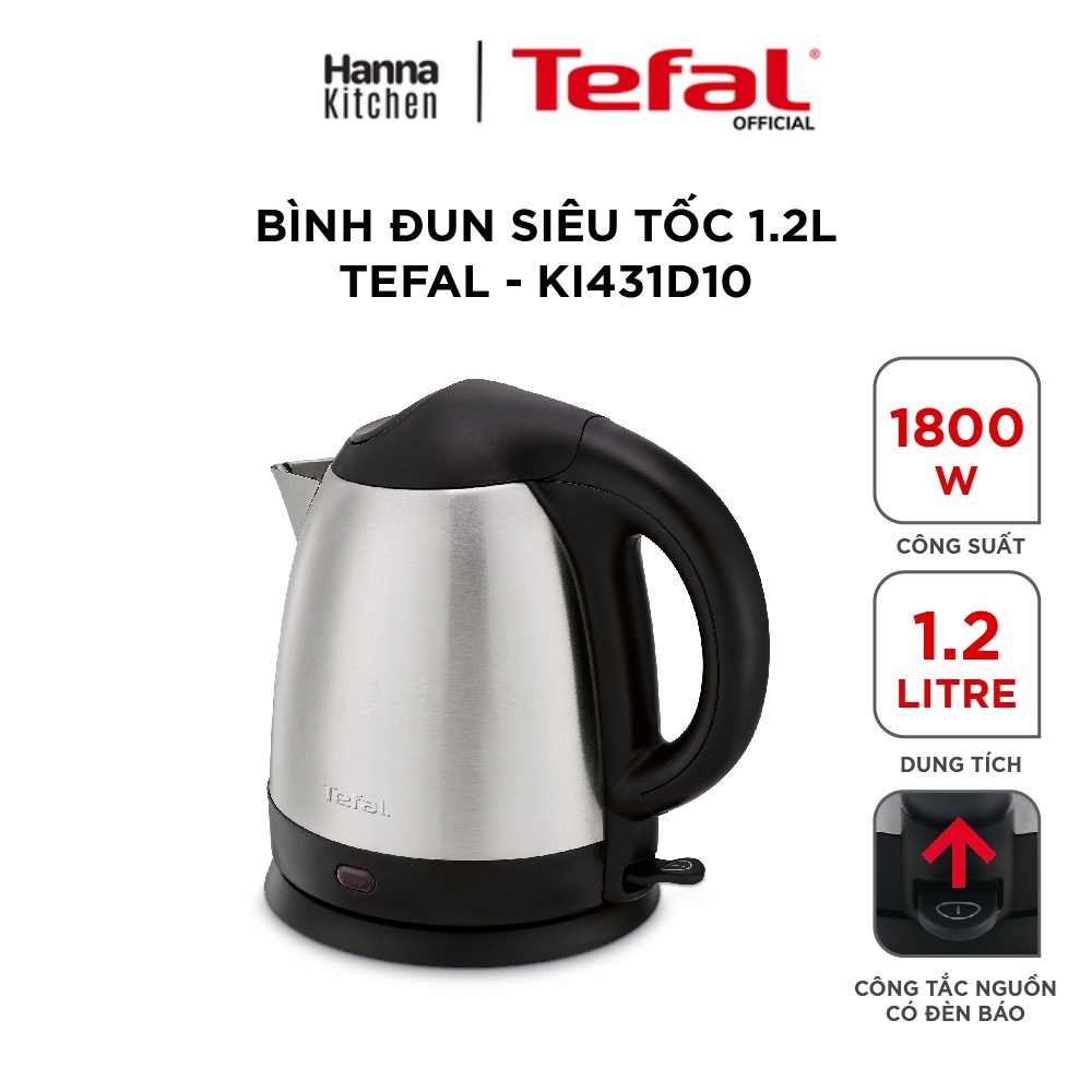 Bình đun siêu tốc Tefal Keai KI431D10 - 1.2L
