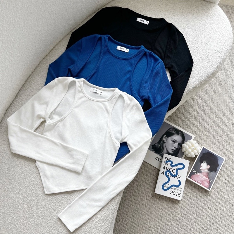 ÁO TAY DÀI KHOÉT VAI VẠT NHỌN A4