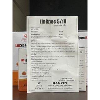 LINSPEC 5/10 Hanvet dùng cho động vật