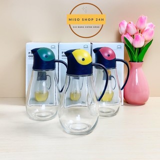 Bình rót dầu ăn thủy tinh Lock&Lock có van tự động mở nắp CKO201 [550ML]