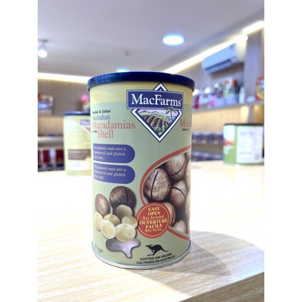 Hạt Macca Macfarms hộp 453g