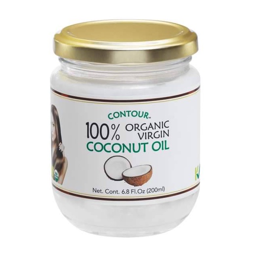 100% ORGANIC Virgin Coconut Oil CONTOUR 200ml