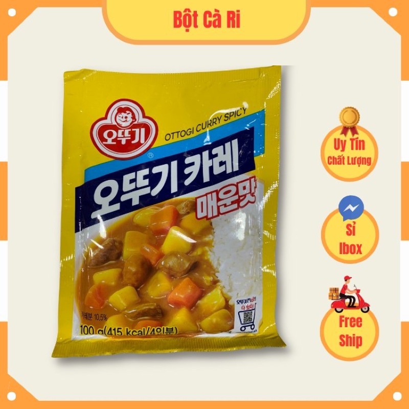 Bột cà ri Hàn Quốc gói 100g