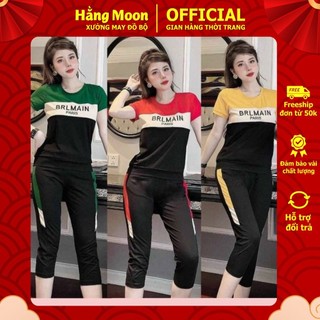 Đồ bộ mặc nhà bigsize  dễ thương MoonShop QL03 LỬNG PHỐI