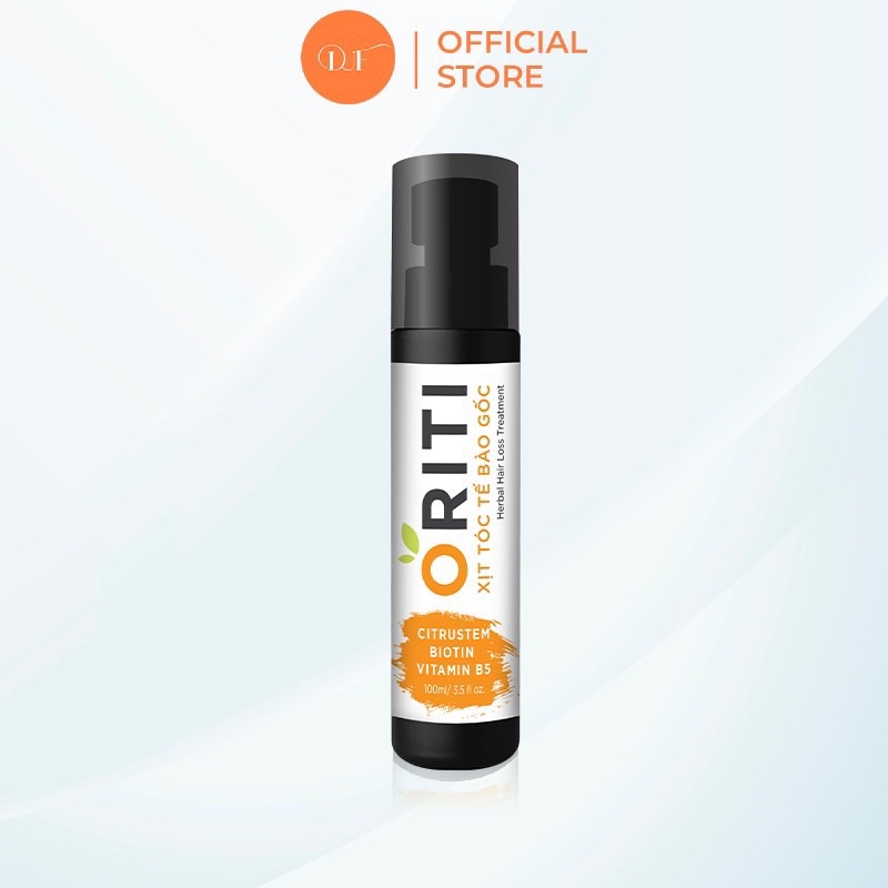 Xịt mọc tóc ORITI , kích mọc tóc tế bào gốc cam 100ml ngăn rụng tóc thảo mộc Mee Natural 100ml