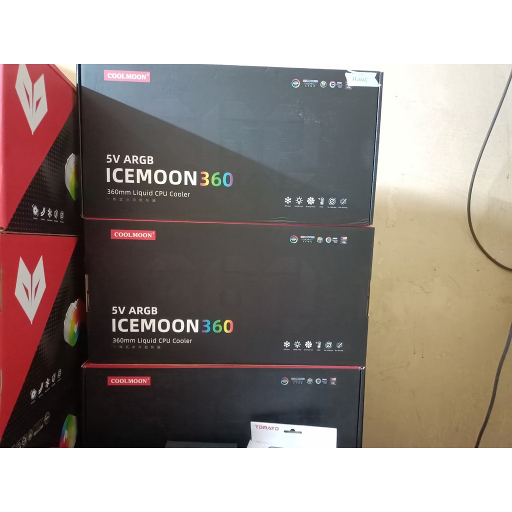 Tản Nhiệt Nước All in One Coolmoon ICEMOON 360 Màu Trắng - Led Argb Tự Động Đổi Màu / Đồng Bộ Hub Coolmoon / Mainboard