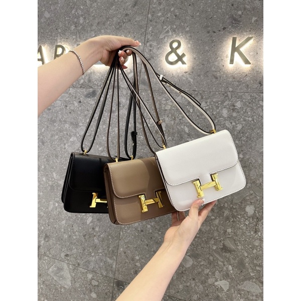 túi hm khoá chữ h sang chảnh 20cm fullbox