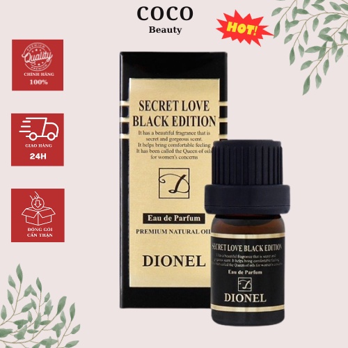Nước Hoa Vùng Kín Dionel Secret Love Black Edition - Màu Đen (5ml)