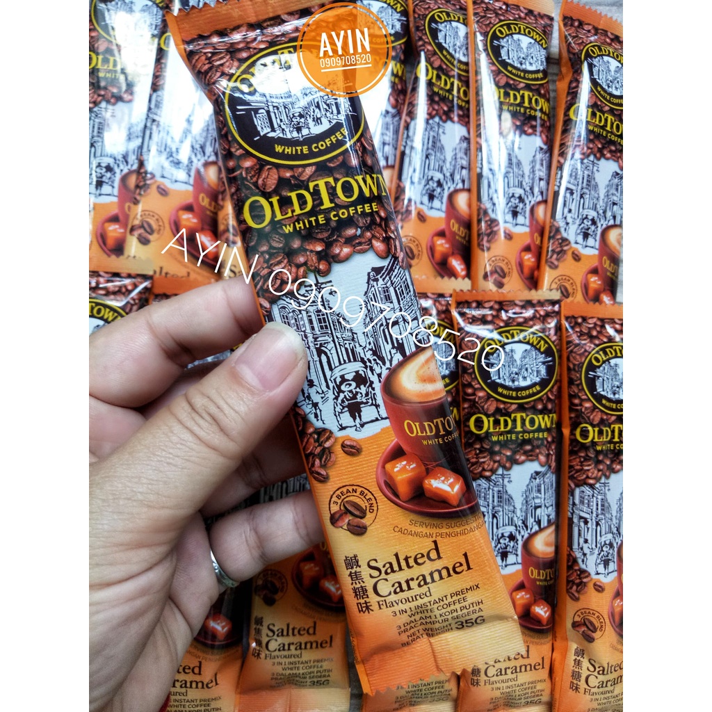 Gói Lẻ - Cà Phê Trắng Oldtown Vị Salted Caramel