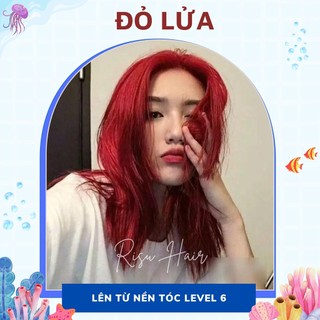 Thuốc Nhuộm Tóc Màu Đỏ Lửa, Không Tẩy - Risu Hair.