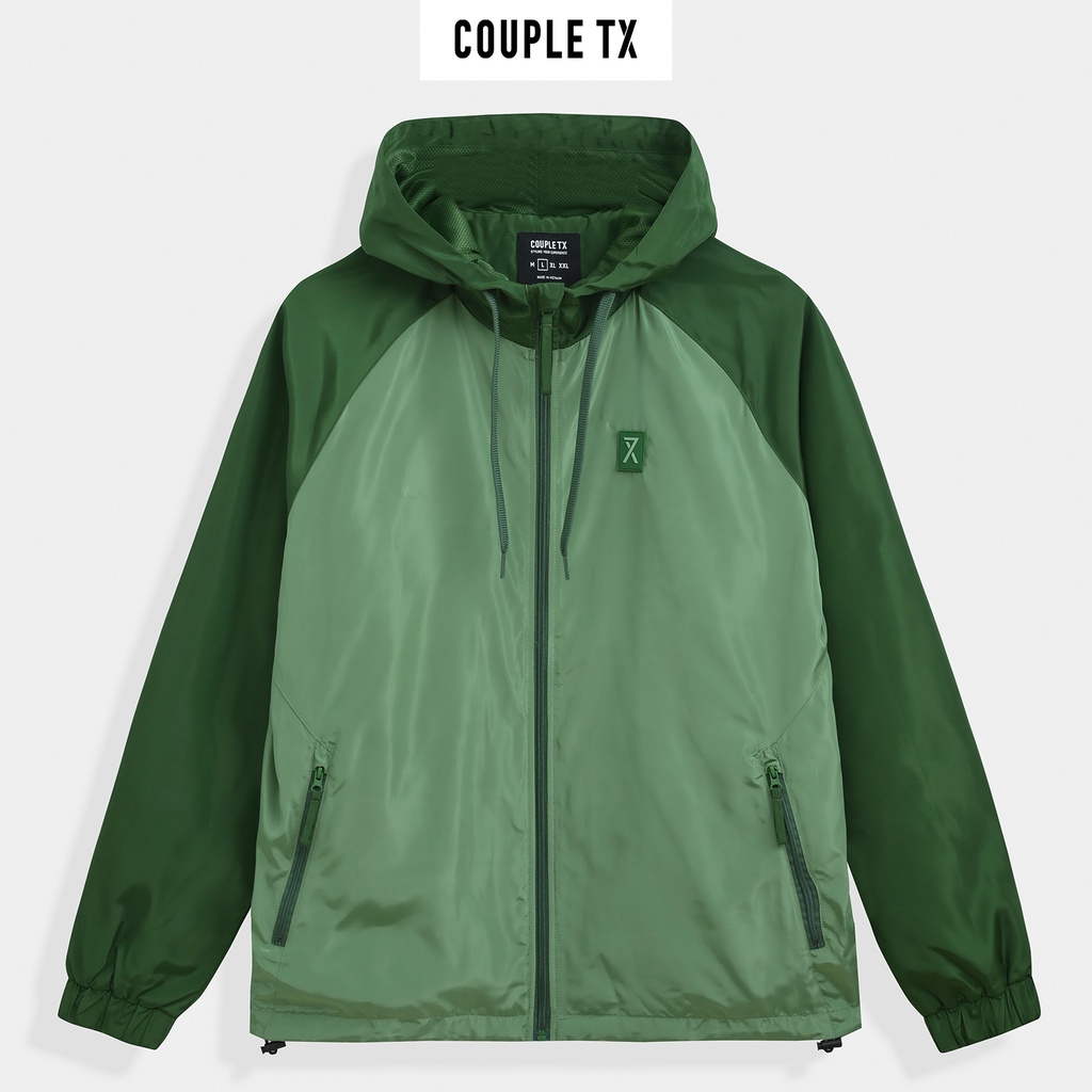 Áo Khoác Dù Nam Couple TX Raglan Phối Màu MOP 1033