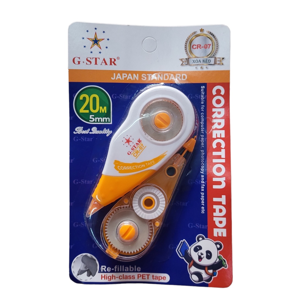 Bút Xoá Kéo, Bút xóa băng Gstar dài 20m Tặng Kèm 1 Ruột Thay Thế CR07