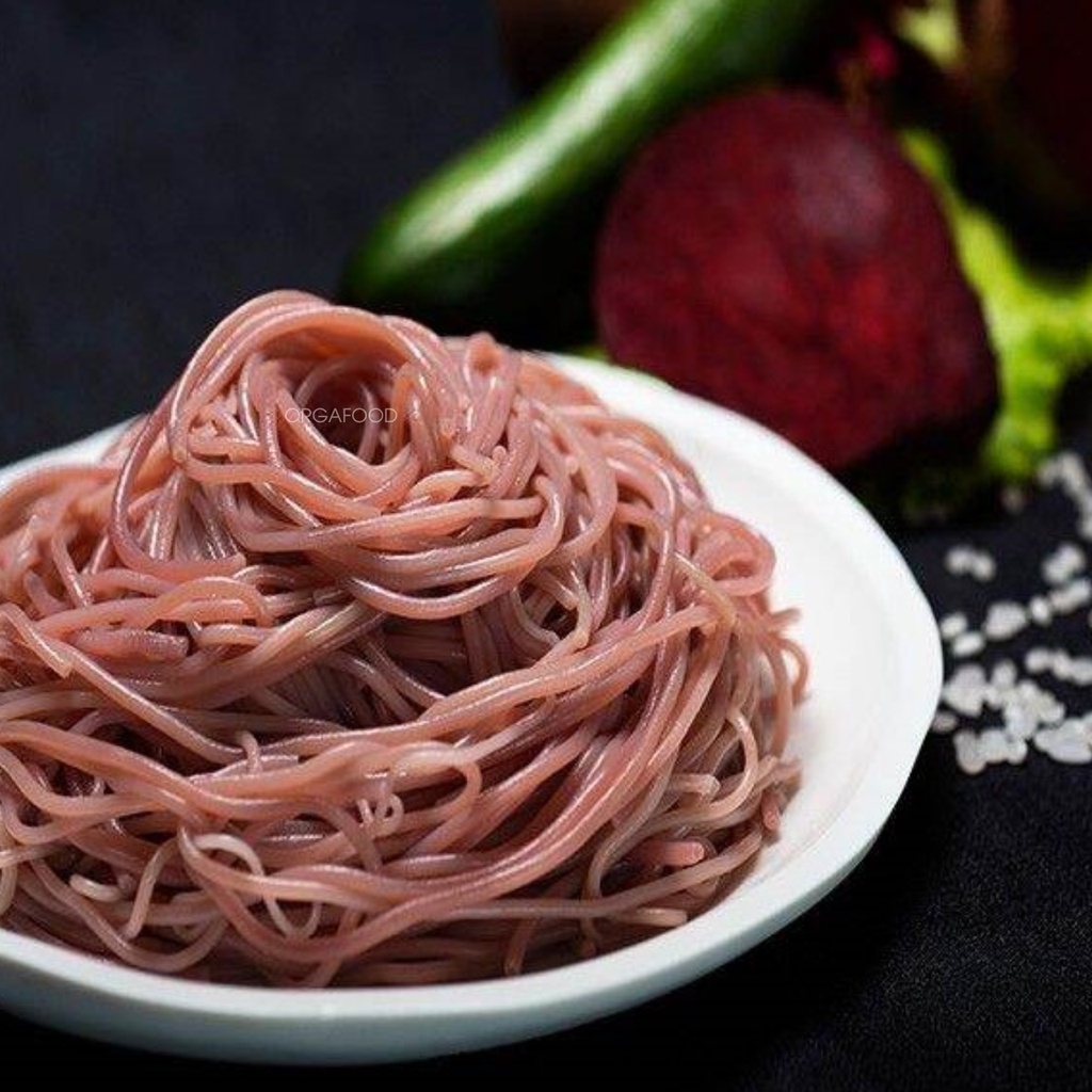 Bún gạo lứt đỏ đen Hoàng Minh EAT CLEAN 500g thức ăn healthy giảm cân cho người ăn kiêng