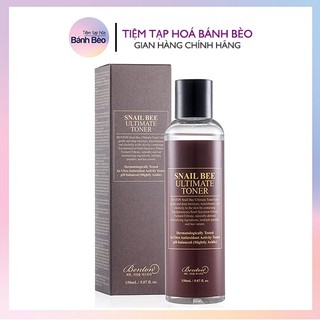 Nước Hoa Hồng Dưỡng Ẩm chống Lão Hóa Benton Snail Bee Ultimate Toner 150ml